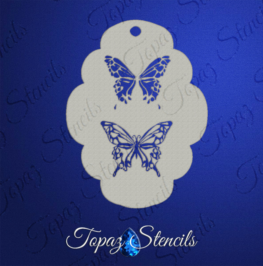 I'm a Pretty Butterfly stencil