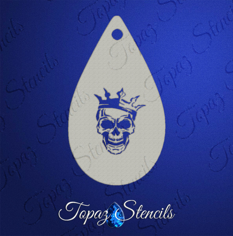 Skull King stencil