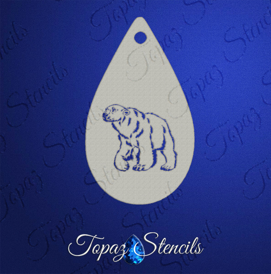 Polar Bear stencil