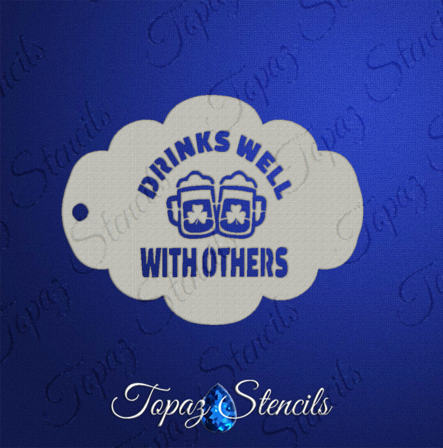 Drinks Well stencil