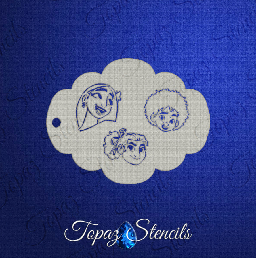 Encanto Family stencil