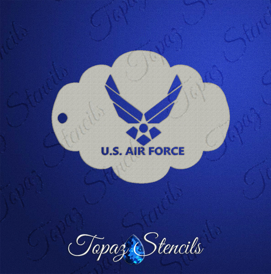 Air Force Logo stencil