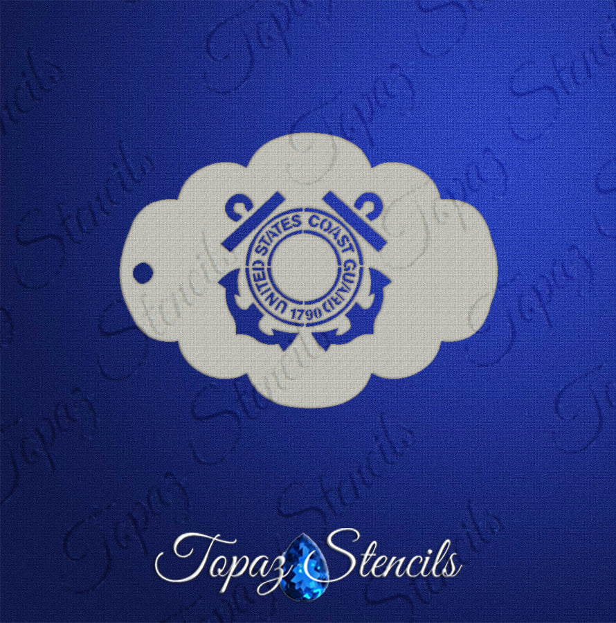 Coast Guard Logo stencil