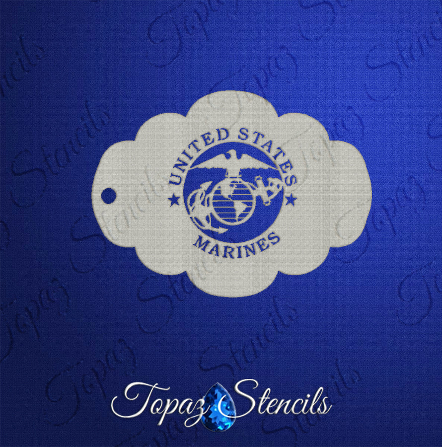 Marines Logo stencil