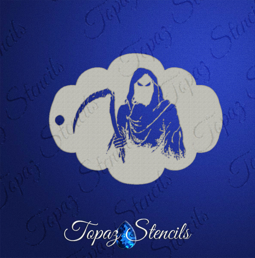Grim Reaper stencil