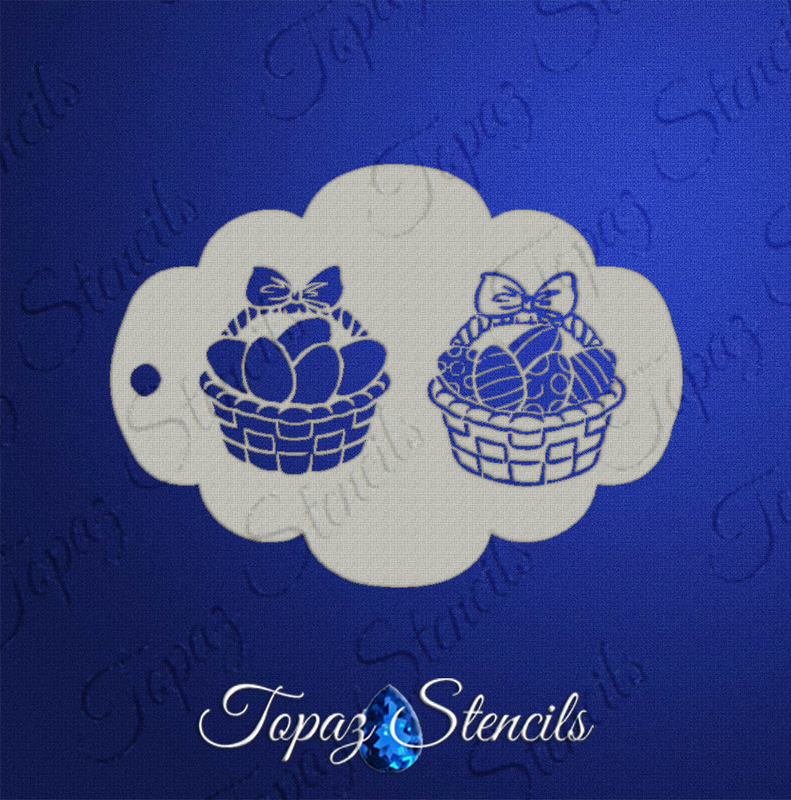 Easter Egg Basket stencil