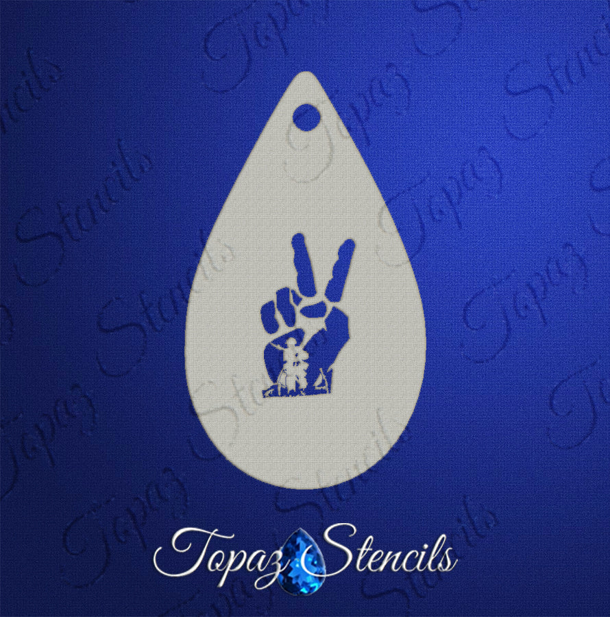 Soldier of Peace stencil