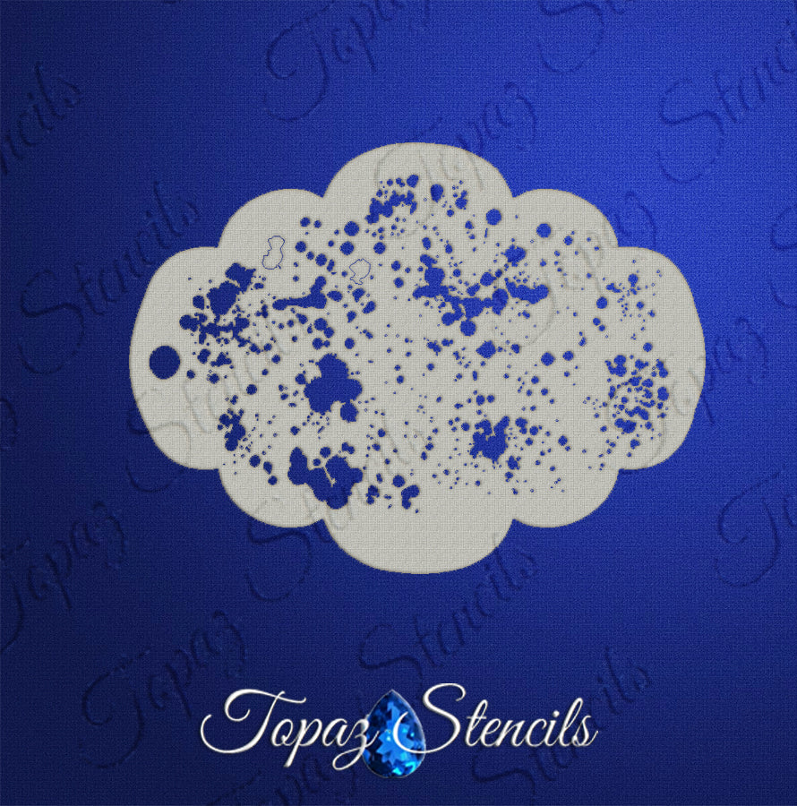 Giant Splatter Texture stencil