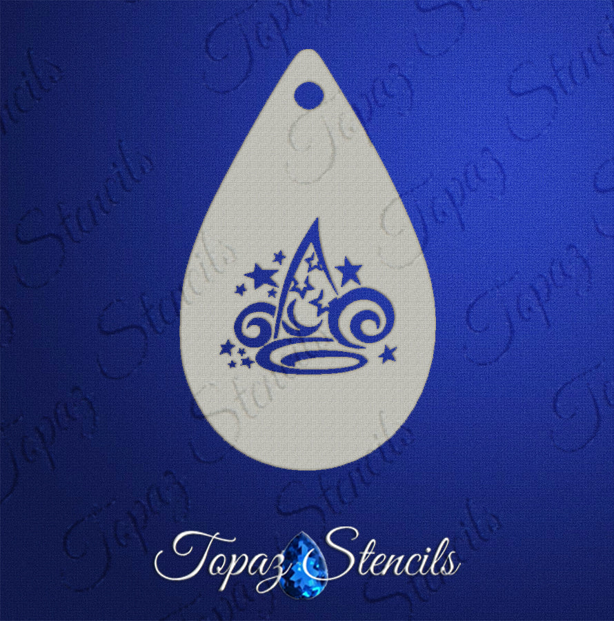 Micky's Magic Hat stencil