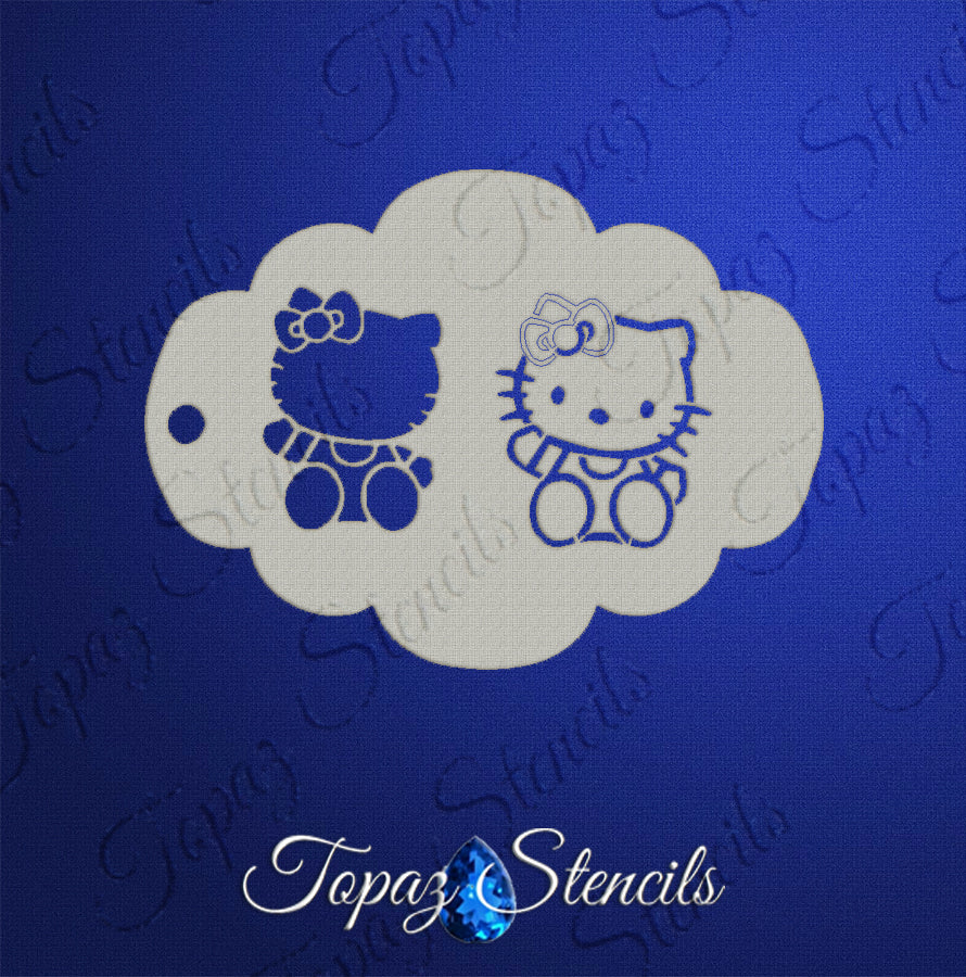 Hello Kitty stencil