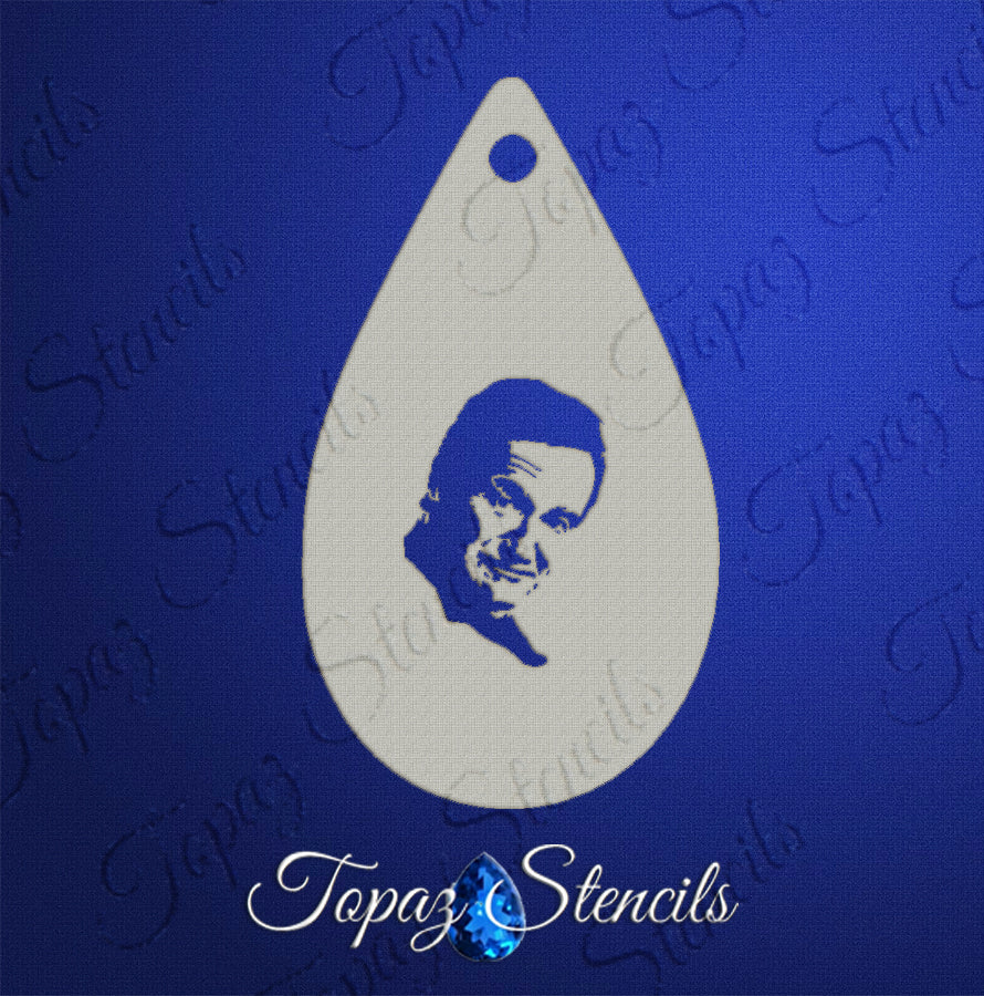 Robin Williams stencil