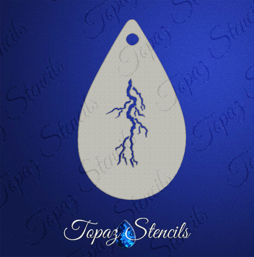 Lightning stencil