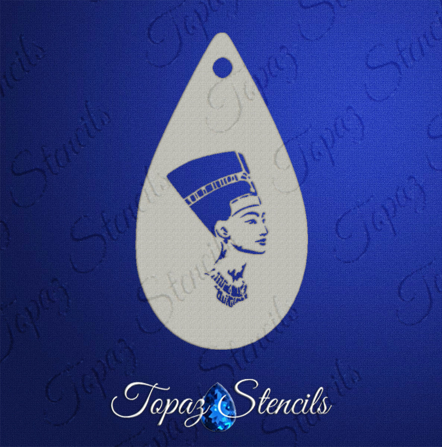 Queen Nefertiti stencil