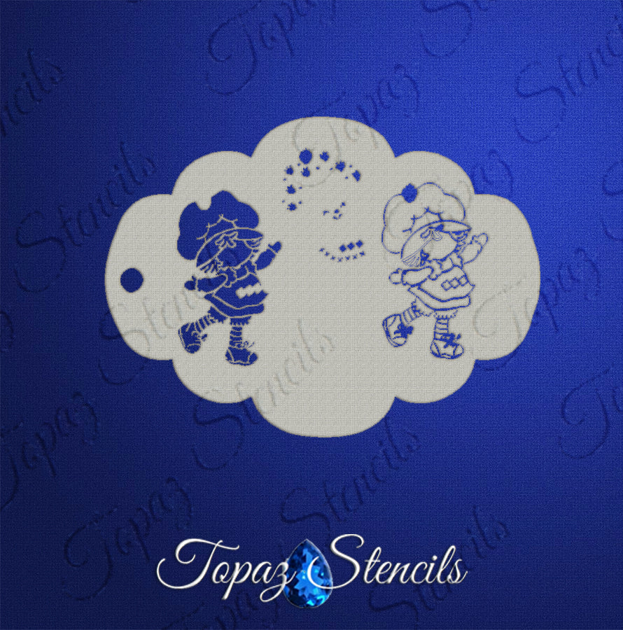 OG Strawberry Shortcake stencil