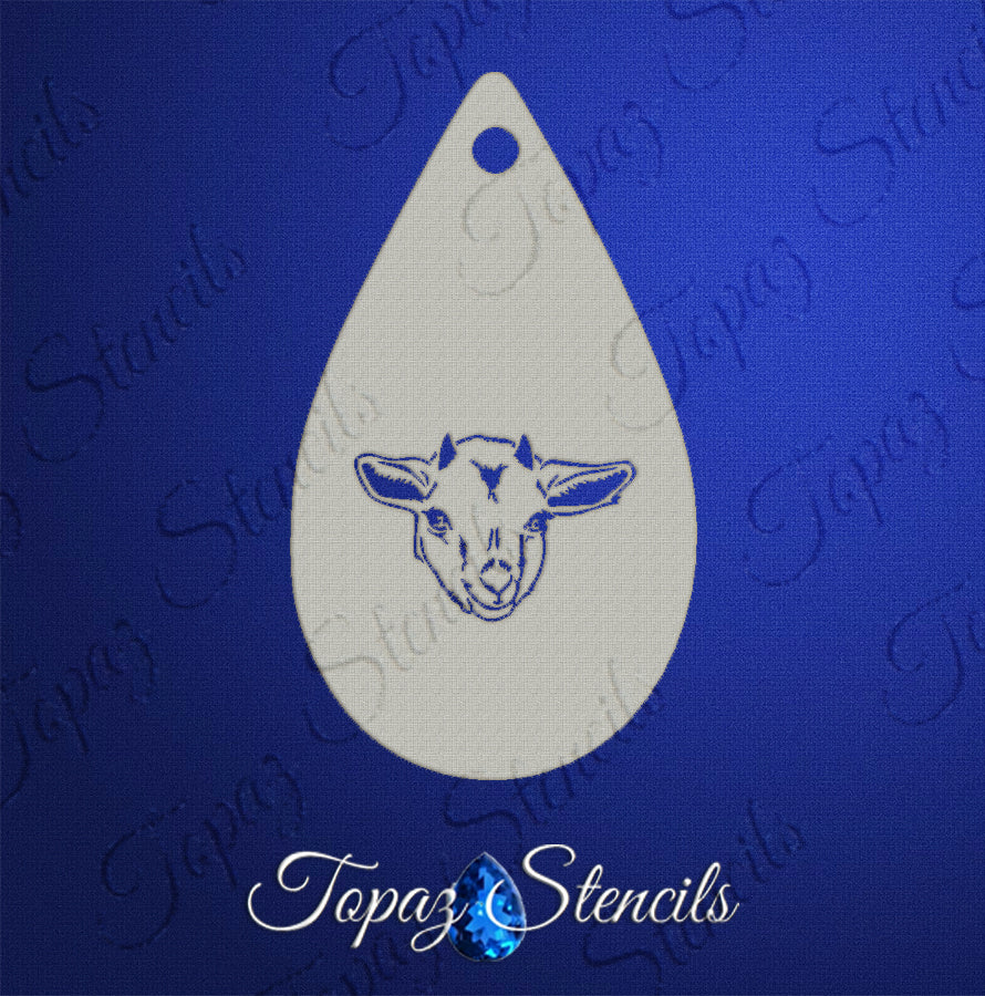 Baby Goat stencil