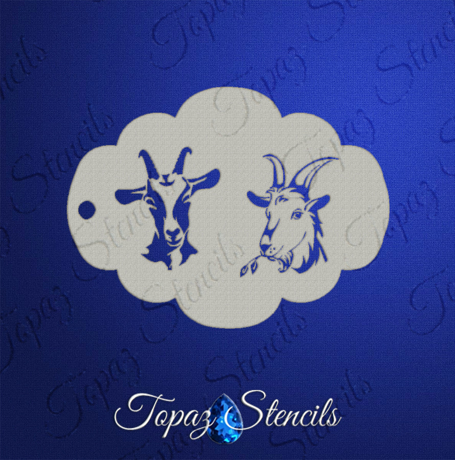 Goats stencil