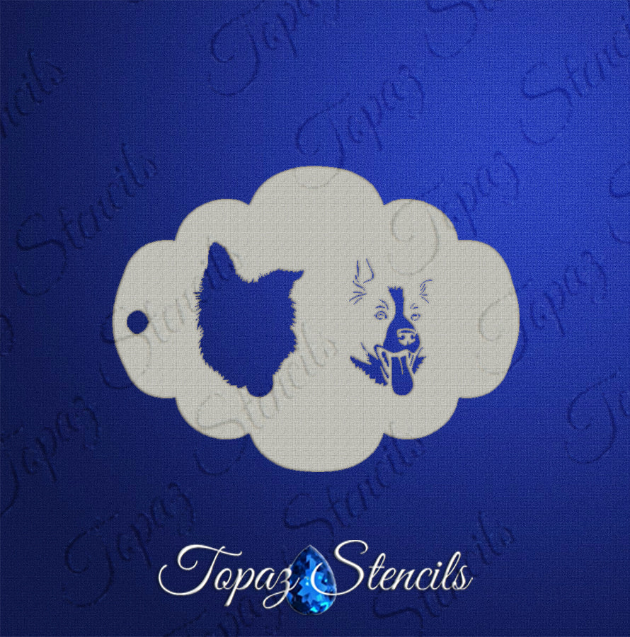 Border Collie stencil