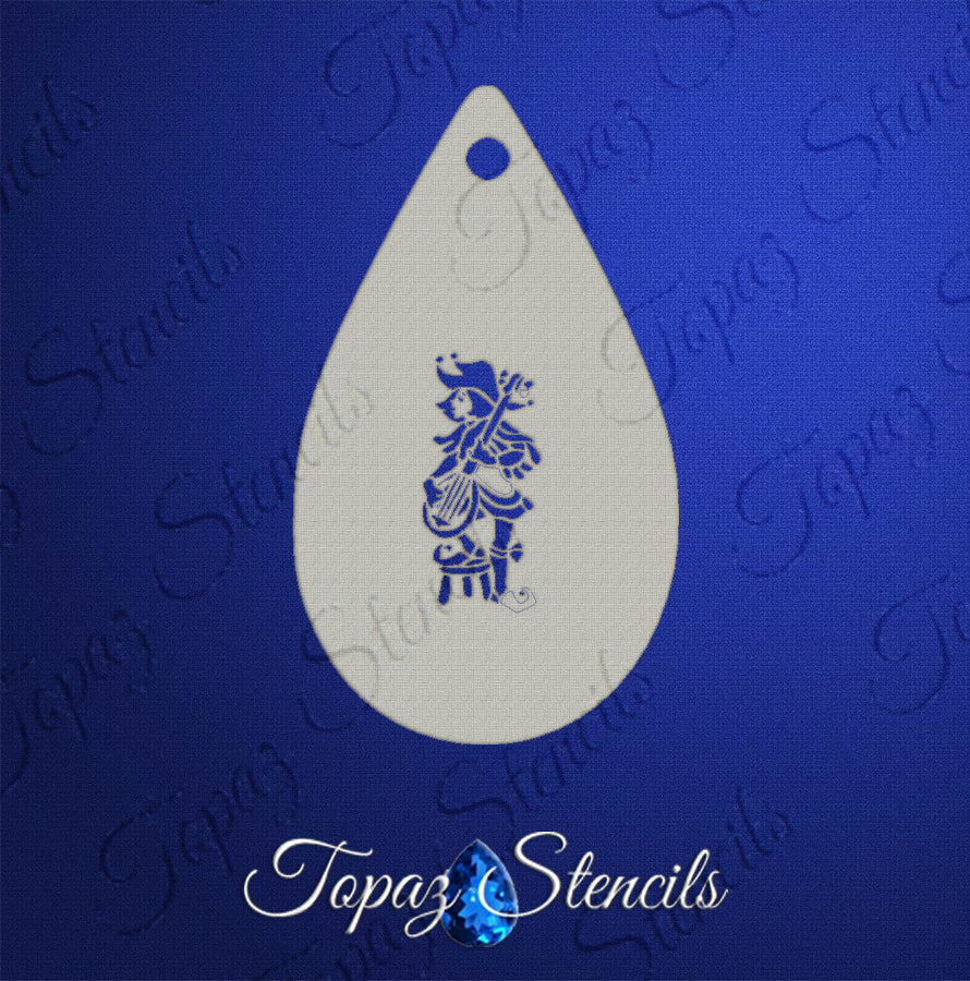 The Minstrel stencil