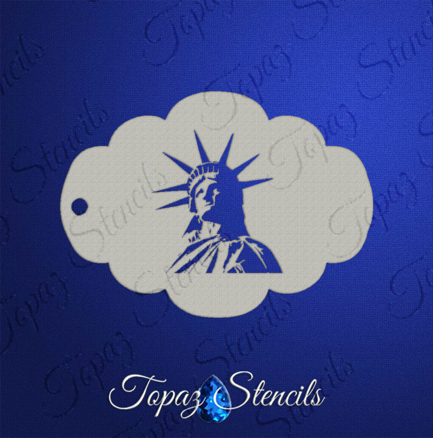 Statue of Liberty stencil