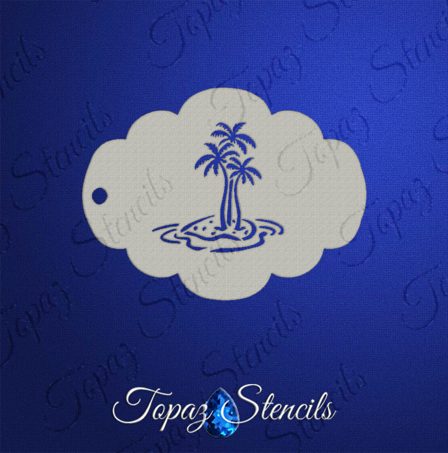 Palm Island stencil