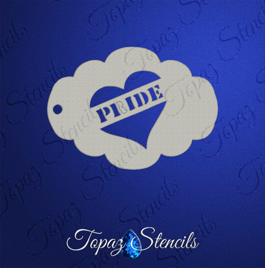 Pride Love stencil