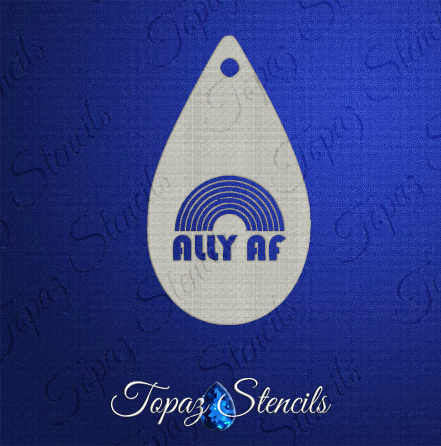 Ally AF stencil