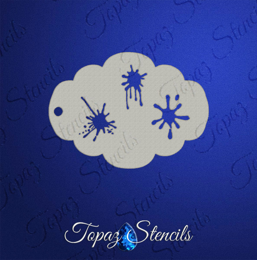 Tamina's Splats stencil