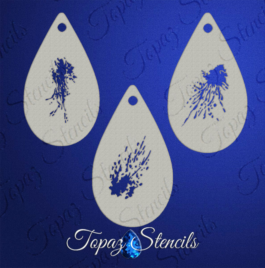 T's Graffiti Splatter Set stencil
