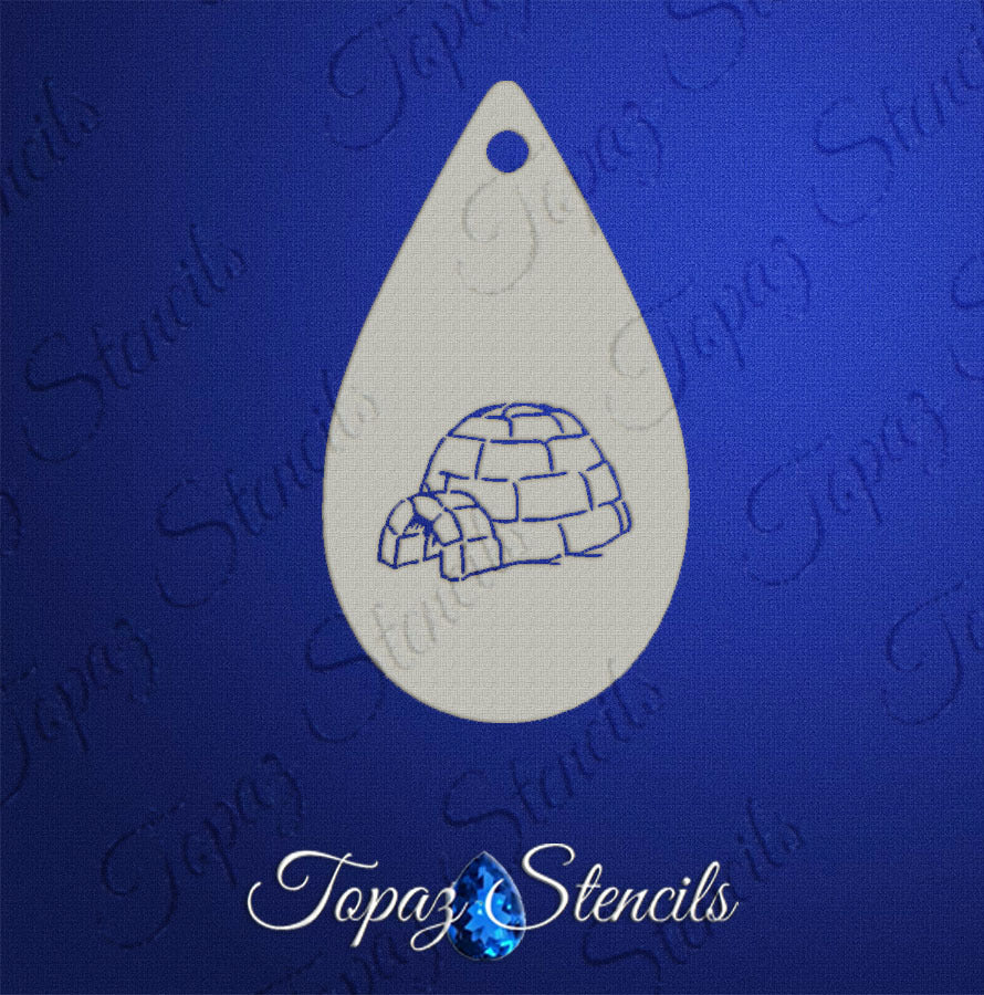 Igloo Outline stencil