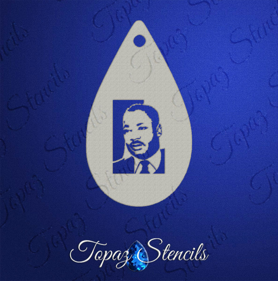Martin Luther King, Jr. stencil