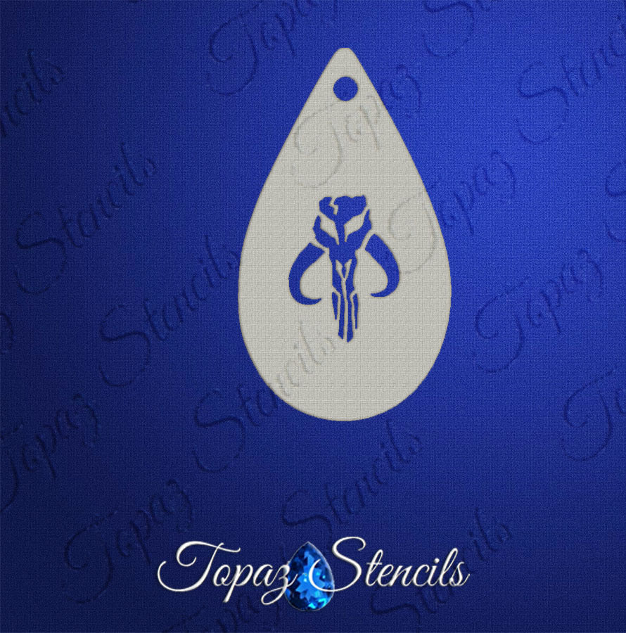 Mandalorian Emblem stencil