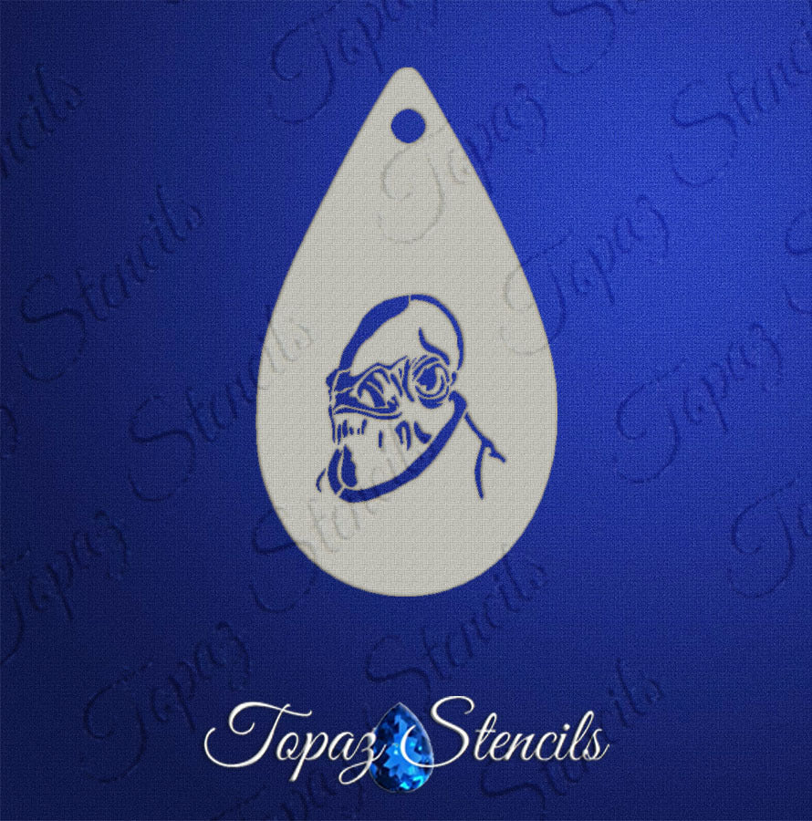 Admiral Ackbar stencil