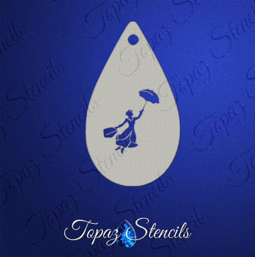 Mary Poppins stencil
