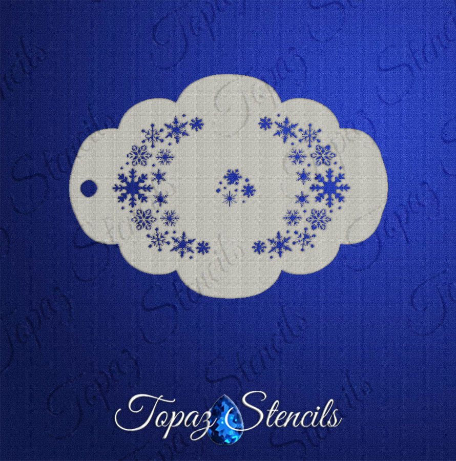 Snowflake Mirror Eye stencil