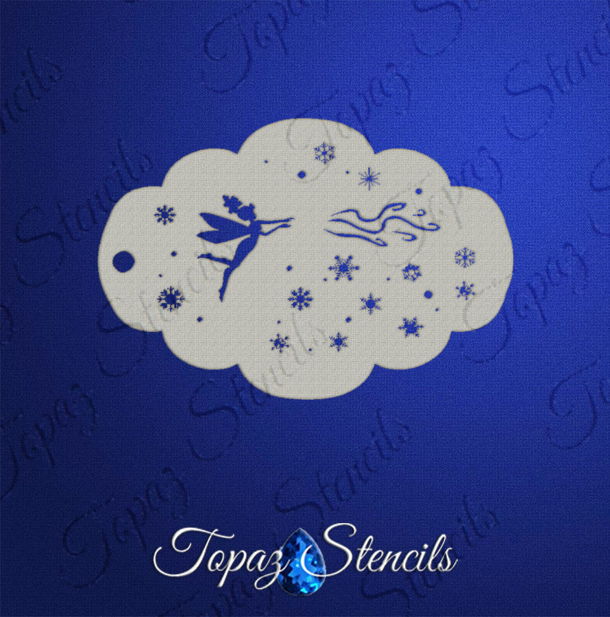 Winter Fairy stencil