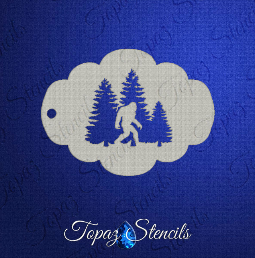 Bigfoot's Alive stencil