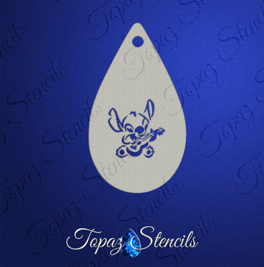 Stitch Guitar stencil