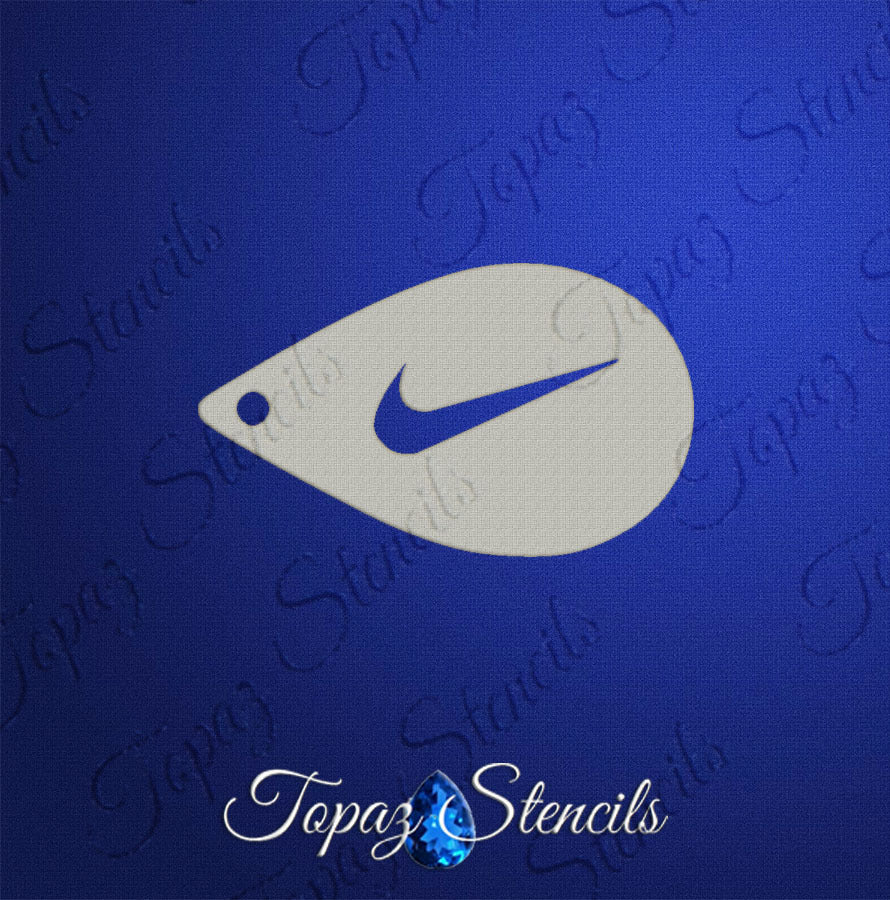 Swoosh stencil