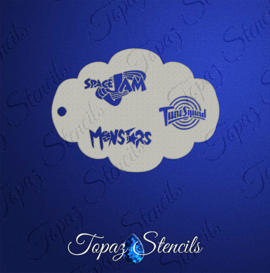 Space Jam stencil