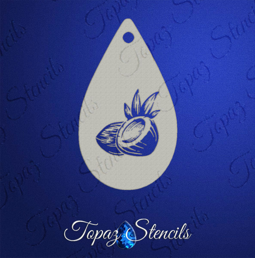 Cayman Coconut stencil