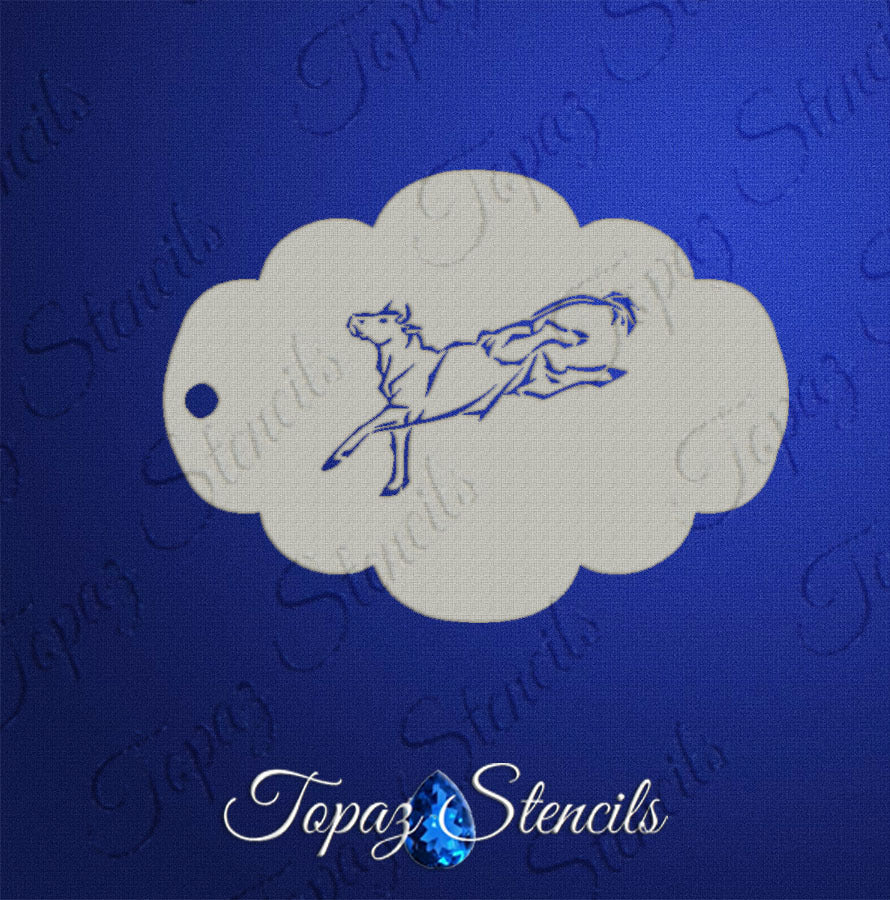 Bucking Bull stencil