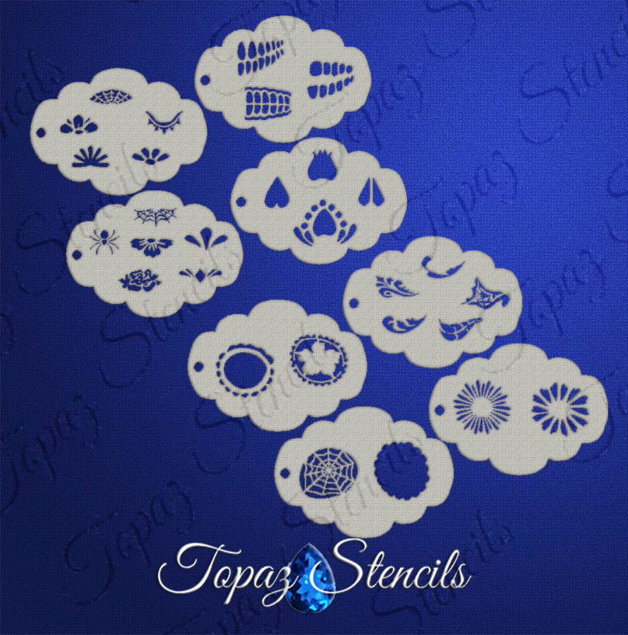 Day of the Dead Elements Set stencil