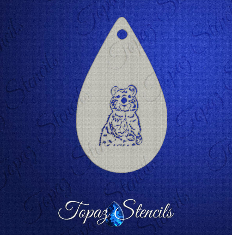Quokka stencil