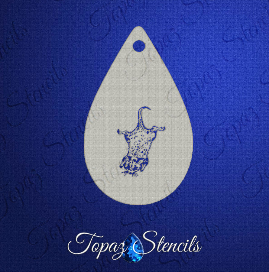 Squirrel Glider stencil