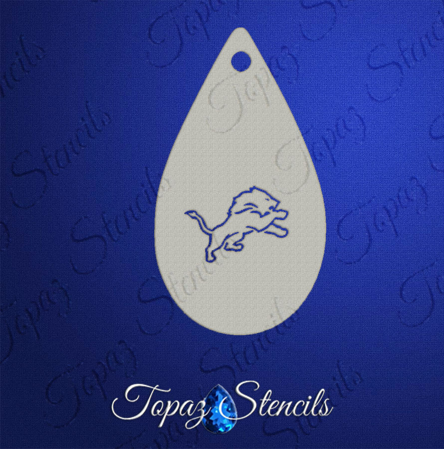 Detroit Lions stencil