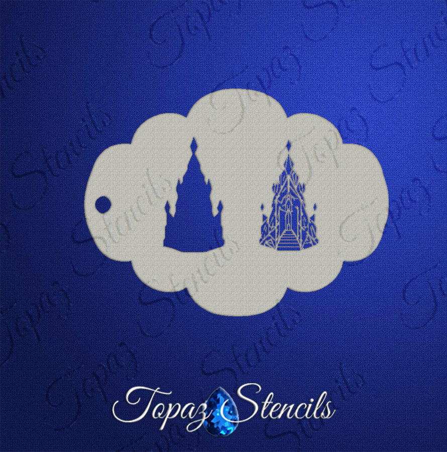 Frozen Castle stencil