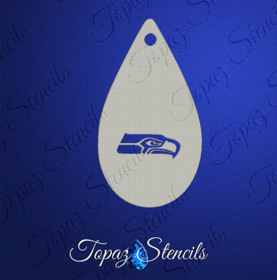 Seattle Seahawks stencil