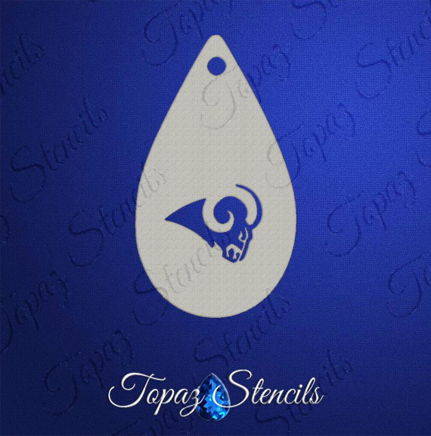Los Angeles Rams stencil