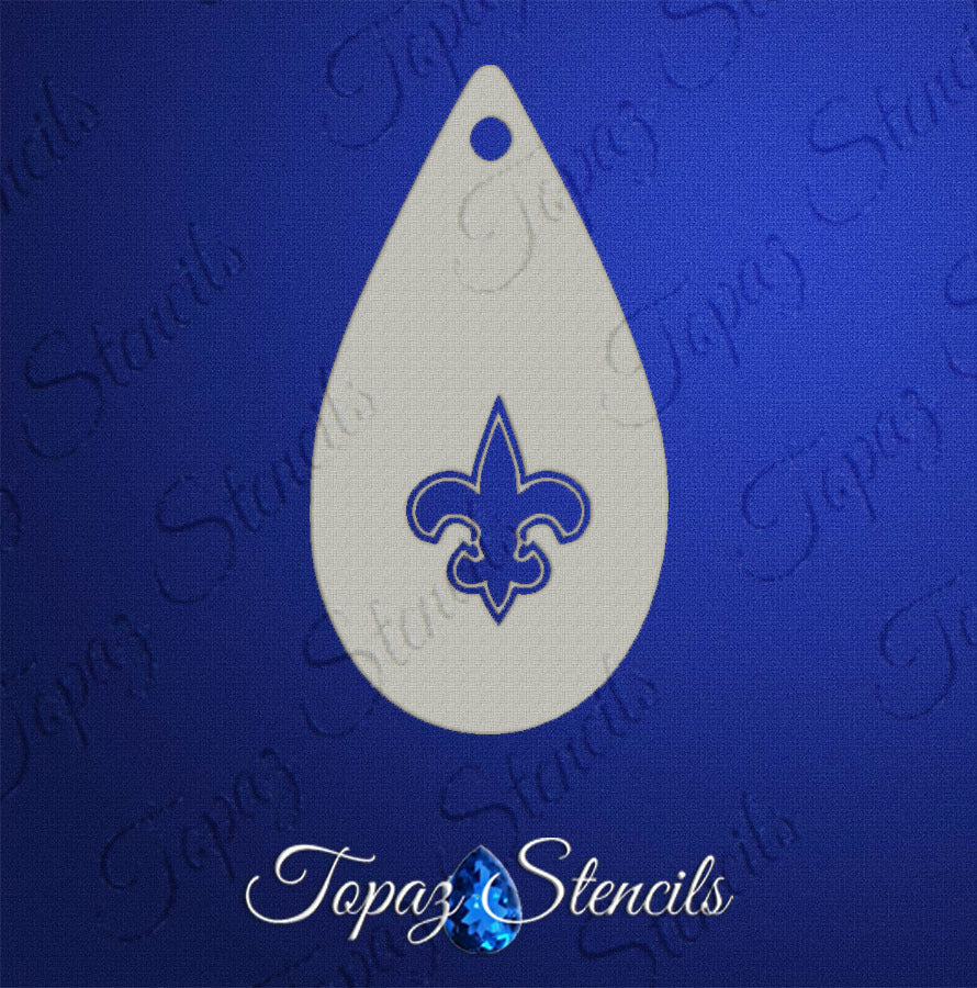 New Orleans Saints stencil