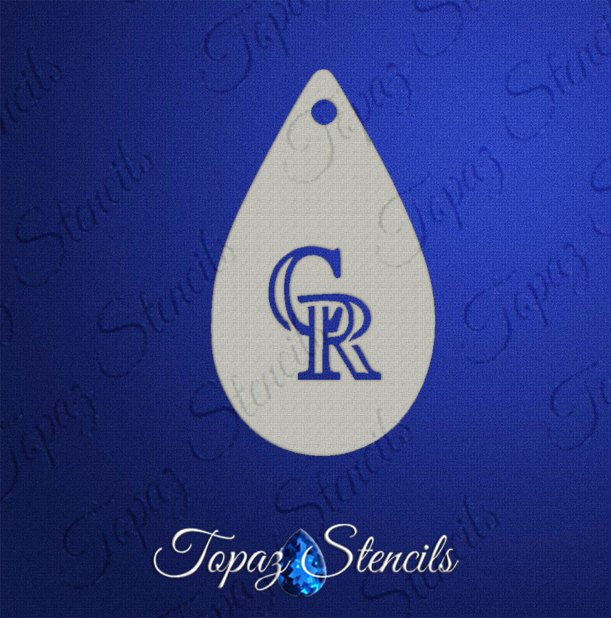 Colorado Rockies stencil